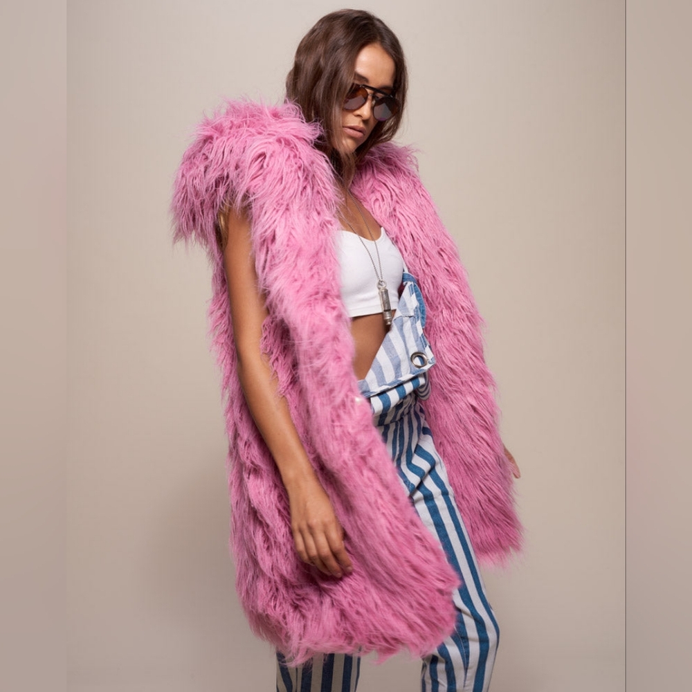 Spirithoods CE Ballerina Faux Fur Long Vest